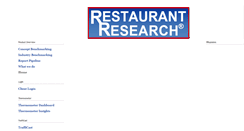 Desktop Screenshot of chainrestaurantdata.com