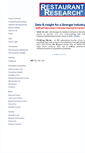 Mobile Screenshot of chainrestaurantdata.com